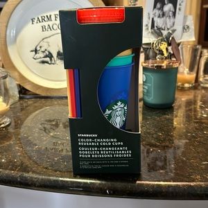 Starbucks color changing cups